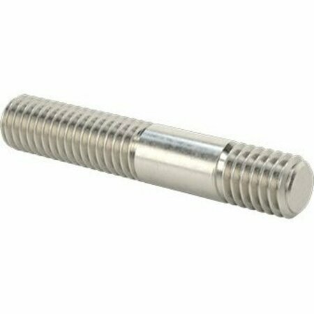 BSC PREFERRED 18-8 Stainless Steel Vibration-Resistant Stud Threaded on Both Ends M6 x 1 mm Thread 35 mm Long 92386A915
